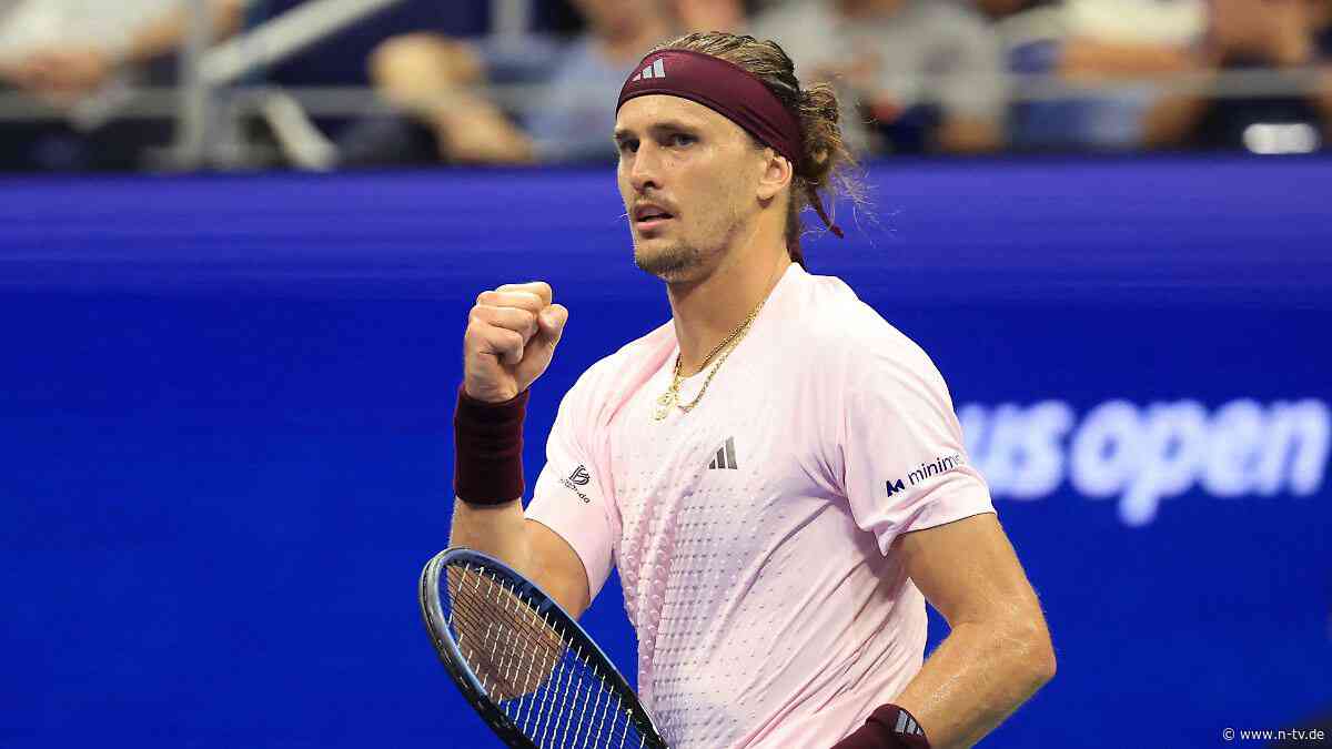 Krimi-Sieg tief in der Nacht: "Ziemlich scheiße" - Zverev kämpft bei US Open mit kuriosen Umständen