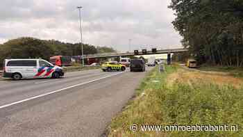 Ongeluk op A58 bij Tilburg-Reeshof, weg weer vrij