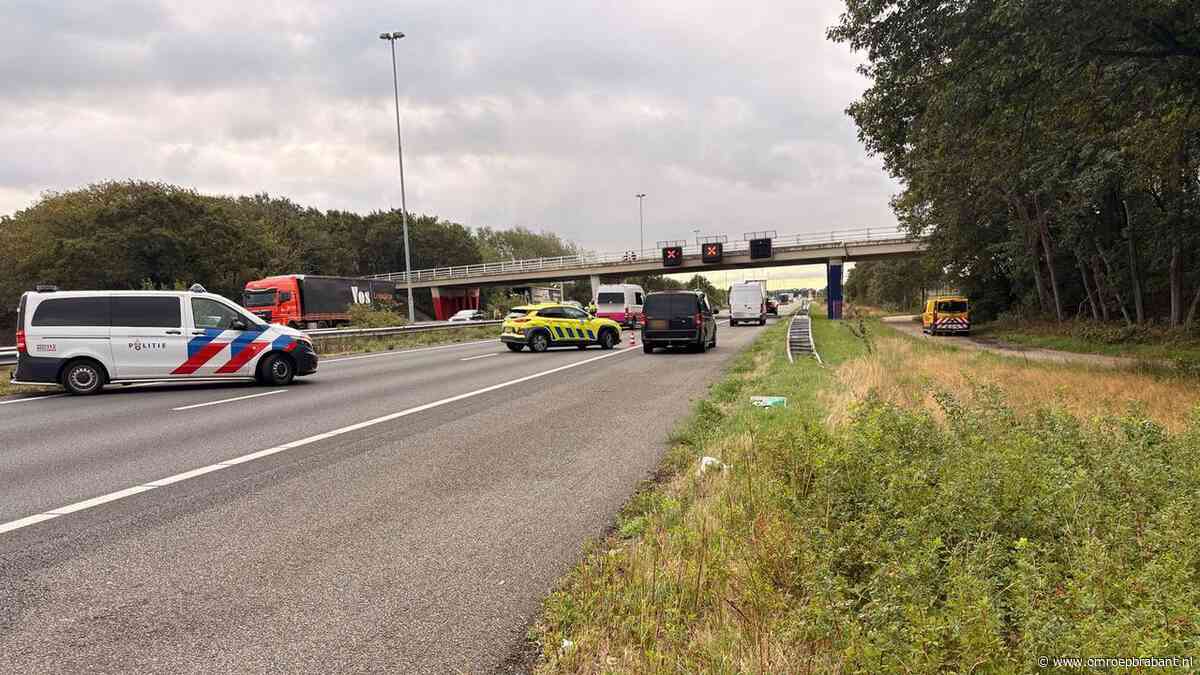 Ongeluk op A58 bij Tilburg-Reeshof, weg weer vrij