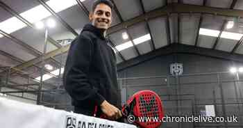 Inside new Northumberland Padel venue with three courts, bar and sauna