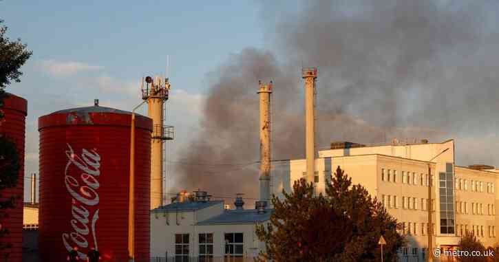Coca-Cola factory struck by Russian Shahed drones in ‘clear signal to America’