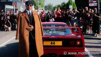 Was It Fate? Hamilton Drove His Ferrari F40 To Monza With 44 Stamped On The Engine