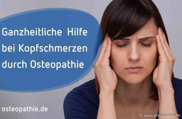 Wenn der Kopf schmerzt: Ursachen im Blick behalten / Verband der Osteopathen Deutschland (VOD) e.V. zum Weltkopfschmerztag am 5. September 2026
