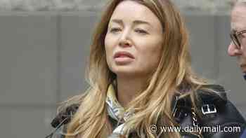 Dannii Minogue looks very different as she steps out in Melbourne to go Rolex shopping with her brother and father