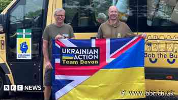 Charity aid bus travels to Ukraine for evacuations