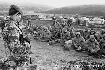 A timeline of key events in the 1982 Falklands War
