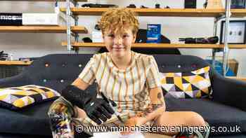 Boy, 11, fitted with 'amazing' bionic arm after losing four limbs to meningitis aged two