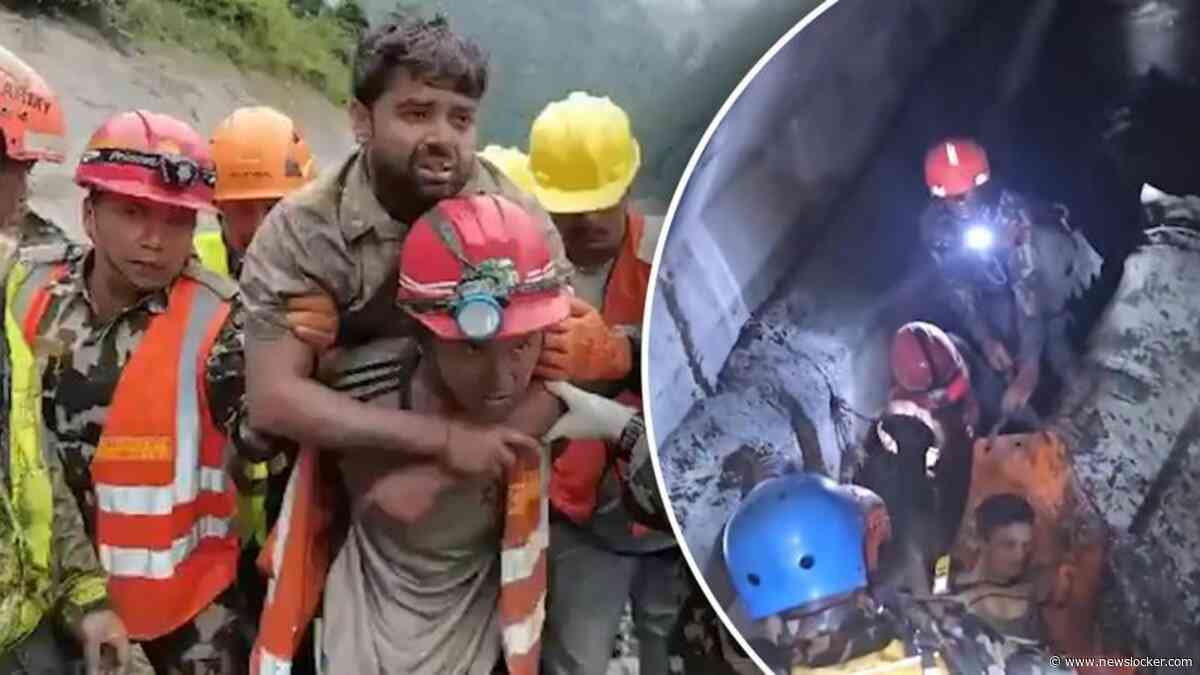Twee mannen na negen dagen bevrijd uit tunnel Nepal door reddingswerkers