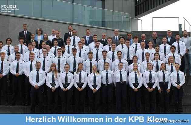 POL-KLE: Kreis Kleve - 54 neue Polizeibeamtinnen und Polizeibeamte in der Kreispolizeibehörde Kleve