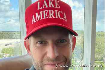 Internet mocks Eric Trump over his ‘Lake America’ hat photo