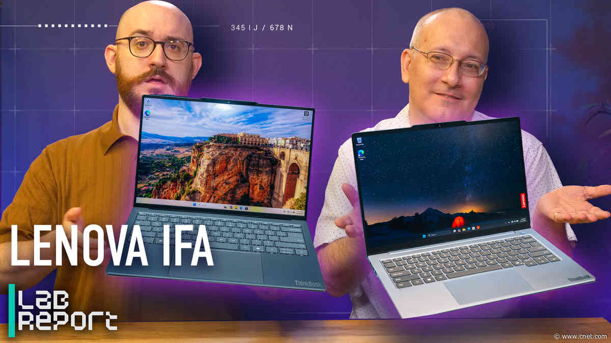 Lenovo’s IFA Laptops: A MacBook Neo Killer, a Fanless ThinkBook and, Yes, Another Rollable Screen