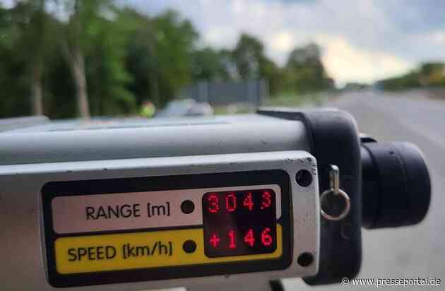 POL-RE: Recklinghausen: Erlaubt waren 60 km/h - gemessen wurden 146 km/h