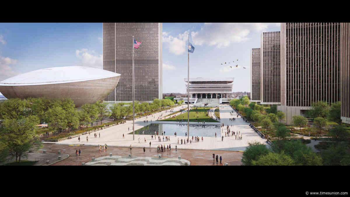 Empire State Plaza reflecting pool could become a great lawn
