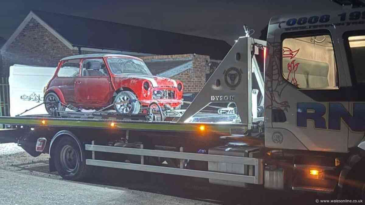 Vintage Mini stolen seven years ago turns up in Wales