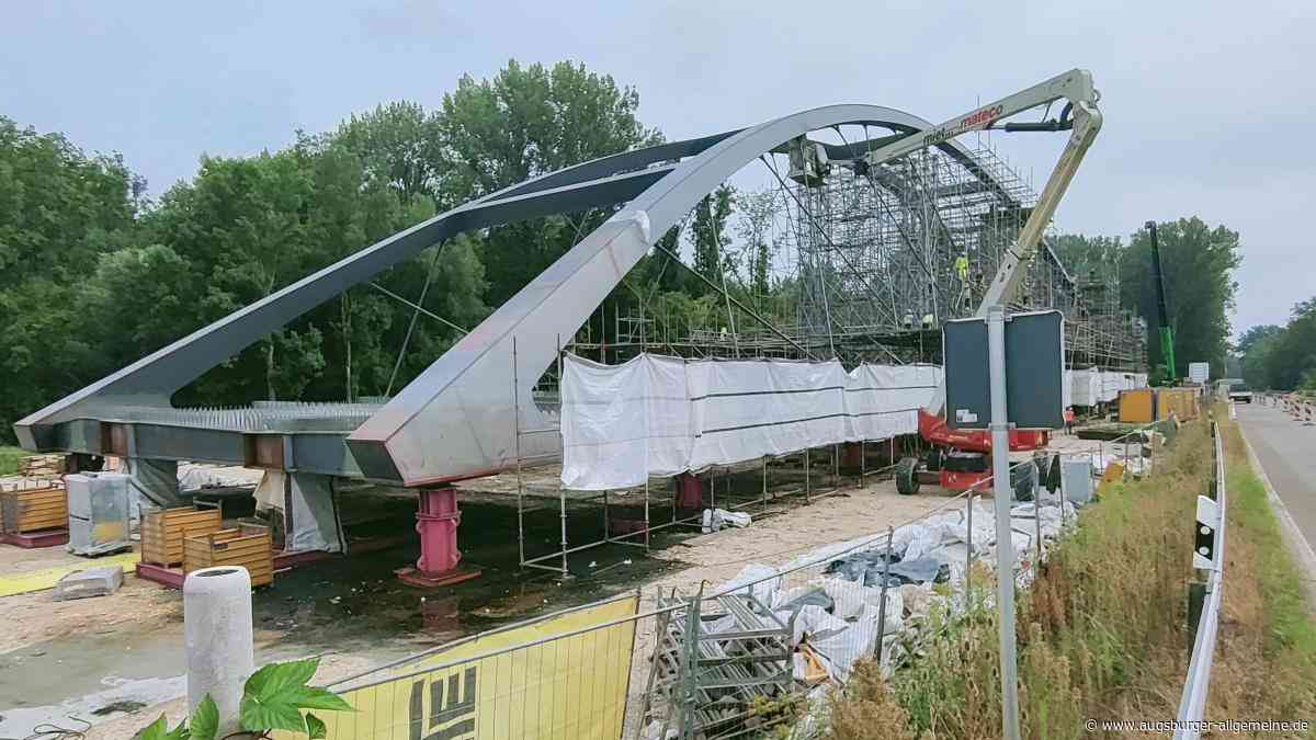 Stahlseile, Drohnen, Parken: Das gibt es beim Einschwimmen der Donaubrücke bei Marxheim zu beachten