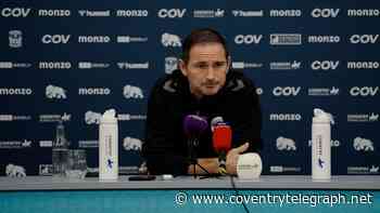Frank Lampard wants 'no fear' and 'bravery' as Coventry City get to grips with 'underdog' tag