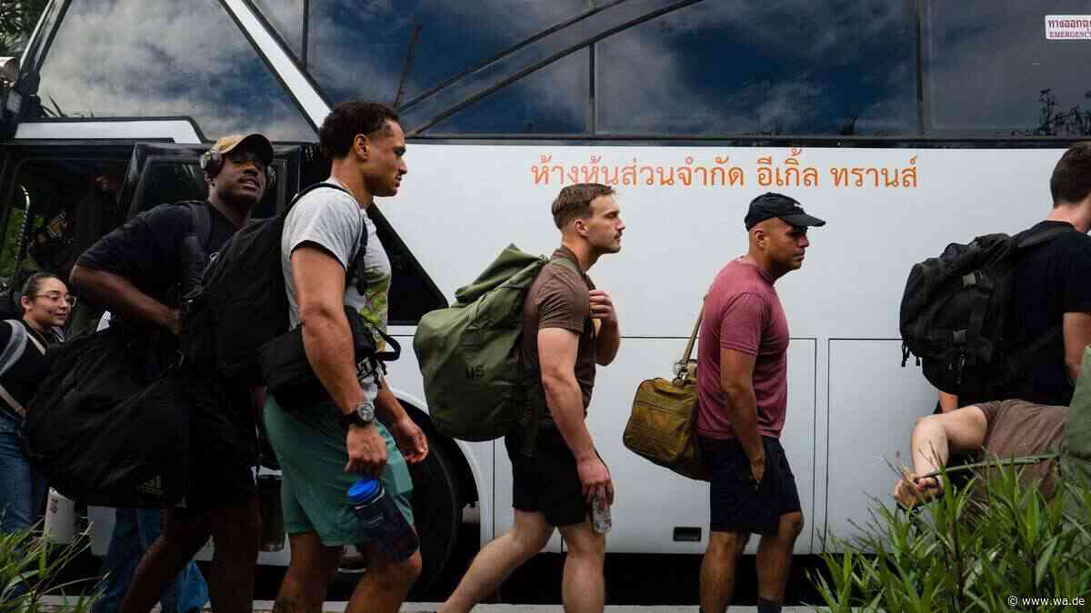Landgang nach fast einem Jahr: Tausende US-Soldaten feiern in Thailands „Sündenmetropole“