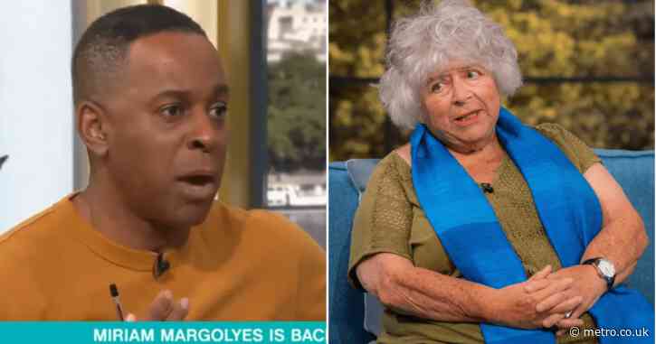 Miriam Margolyes interrogates Andi Peters about his race on live TV in uncomfortable interview