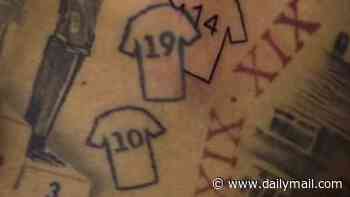 Marcus Rashford shows off new Man United tattoo after remaining at the club: Red Devils star adds new shirt number to his collection following first start in 626 DAYS
