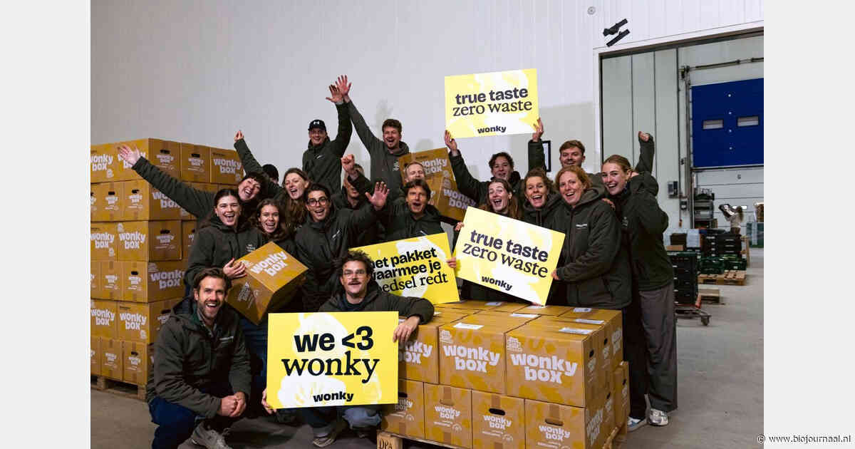 Eerste 6.000 Wonky Boxen ingepakt, met 75 procent biologische inhoud