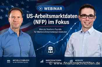 US-Arbeitsmarktdaten (NFP) im Fokus. Live-Analyse und Trade-Ideen heute um 14:15 Uhr