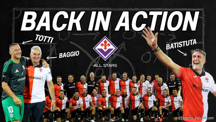 Totti, Baggio, Batistuta & Ribery back on the field for Fiorentina: We attended the legends’ game
