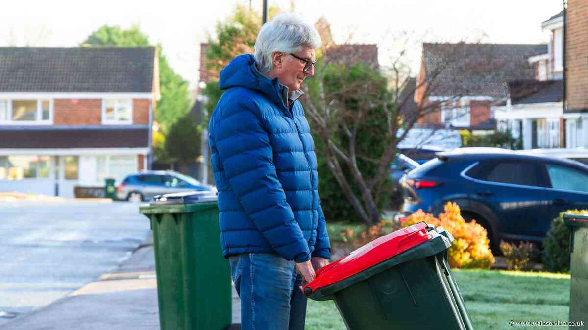 Binman warns 'put 1 item on your bin' or 'it will be left halfway down road'