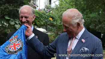 King Charles catches the giggles after accidental slip-up during royal engagement