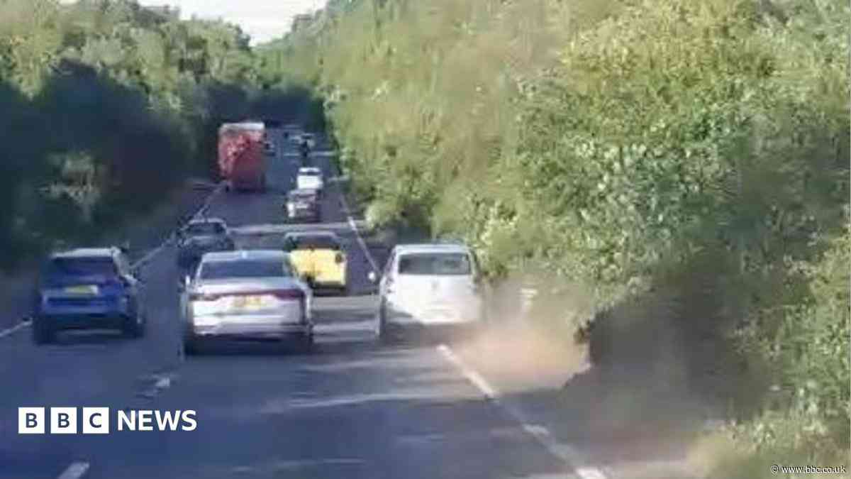 Video shows drink-driving teen during police chase