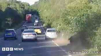 Video shows drink-driving teen during police chase