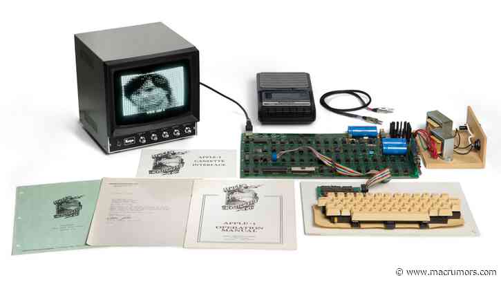 Rare Working Apple-1 Could Fetch $800,000 at Auction