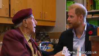 Prince Harry to take part in skydive after promise to veteran with first engagement since moving back to the UK