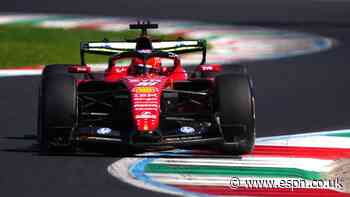 Leclerc fastest in FP1 at Italian GP, Hamilton 2nd