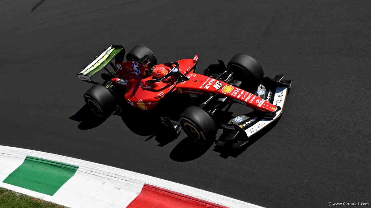 Leclerc leads Hamilton in first Italian GP practice