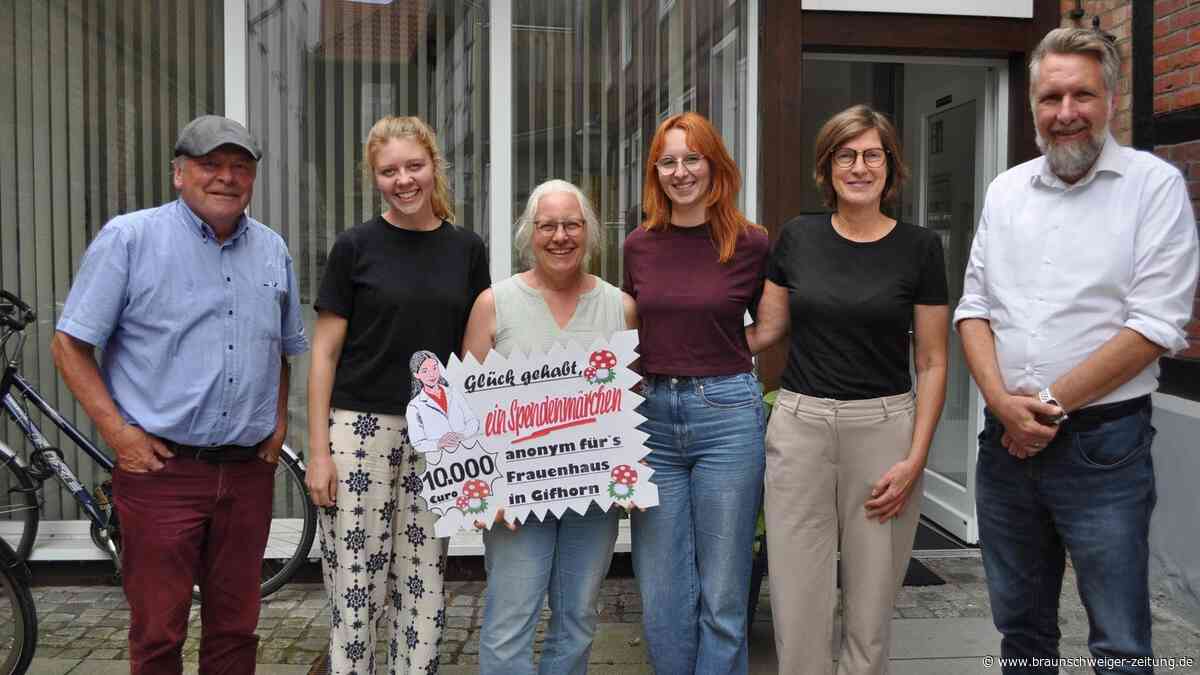 Das Gifhorner Spendenmärchen geht weiter: 10.000 Euro fürs Frauenhaus