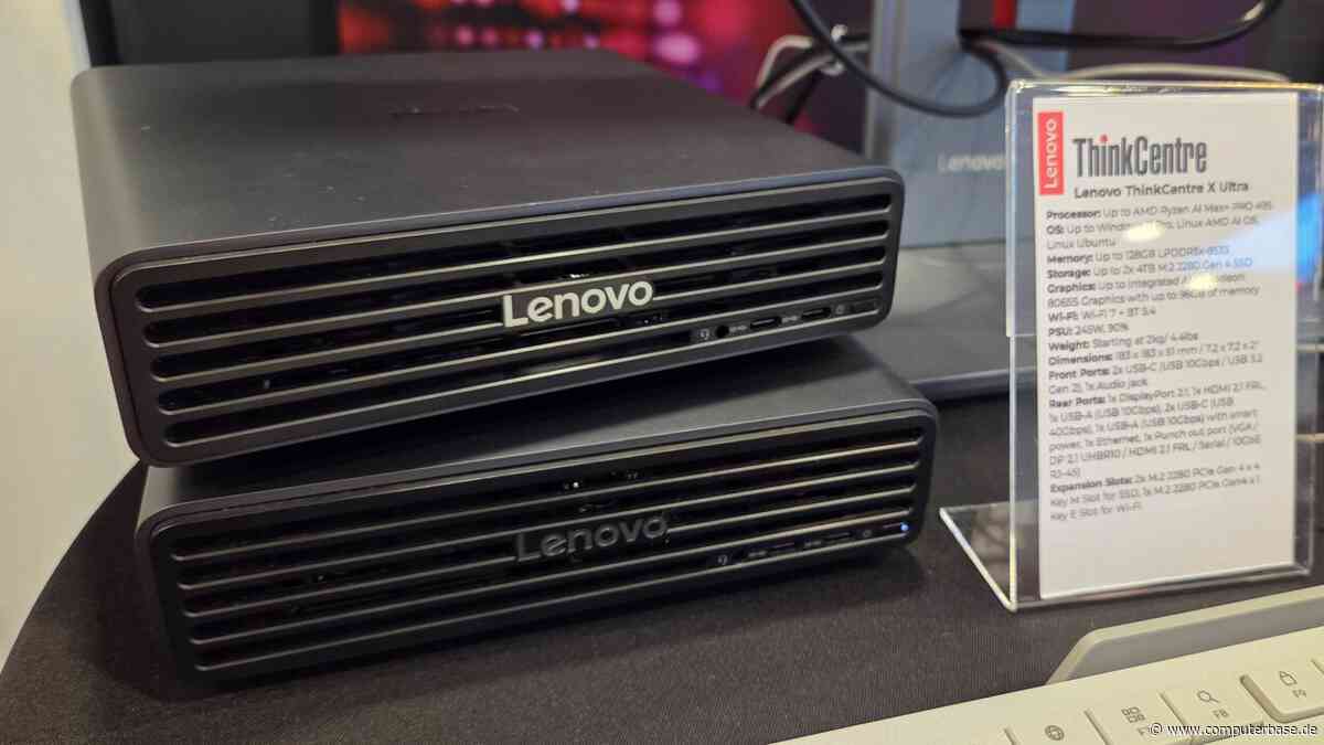 Lenovo ThinkCentre X Ultra: AMDs Gorgon-Halo-APU mit Thunderbolt 4 für 3.100 Euro*