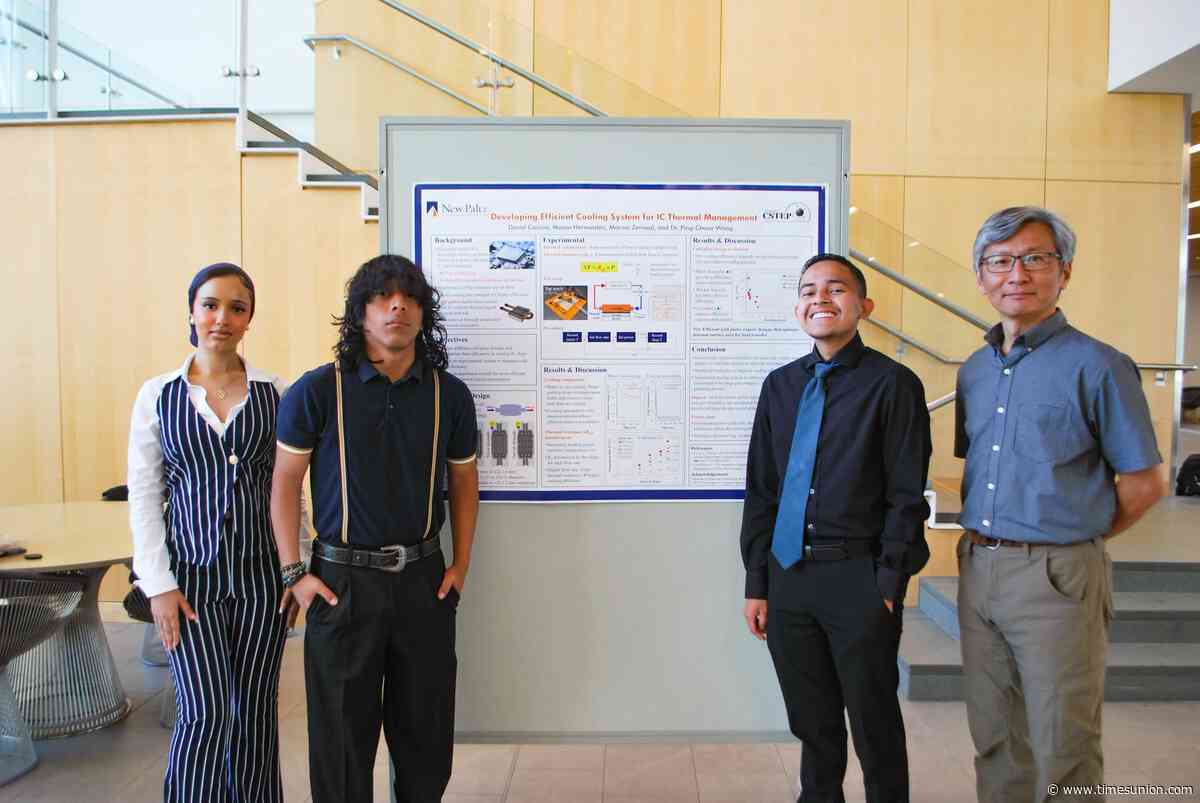 SUNY New Paltz students build device to curb data center water use
