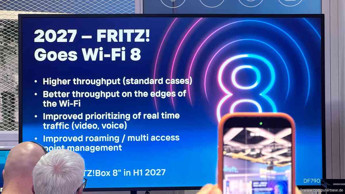 Ankündigung: Die erste Fritz!Box mit Wi-Fi 8 erscheint im 1. Halbjahr 2027