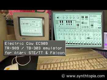 Old School Software, Electric Cow EC909, Turns Your Atari Into A Virtual 909 + 303