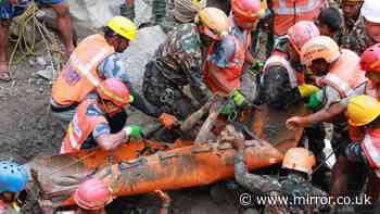 Remarkable moment survivor is rescued from Nepal tunnel nine days after deadly floods