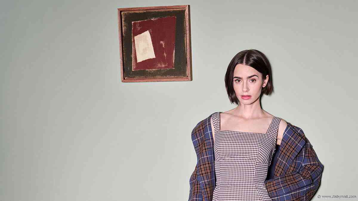 Emily Goes Budget: Lily Collins swaps her Parisian style for affordable fashion as she partners with online retailer Zalando