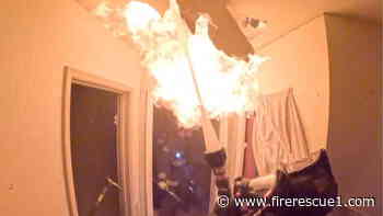 Photo of the Week: First due to Calif. attic fire