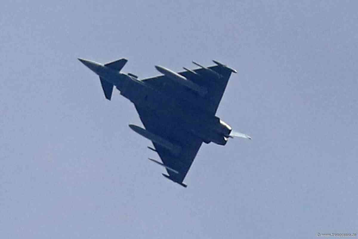 Fluglärm am Freitagvormittag: Warum drei Eurofighter über Zwickau kreisten