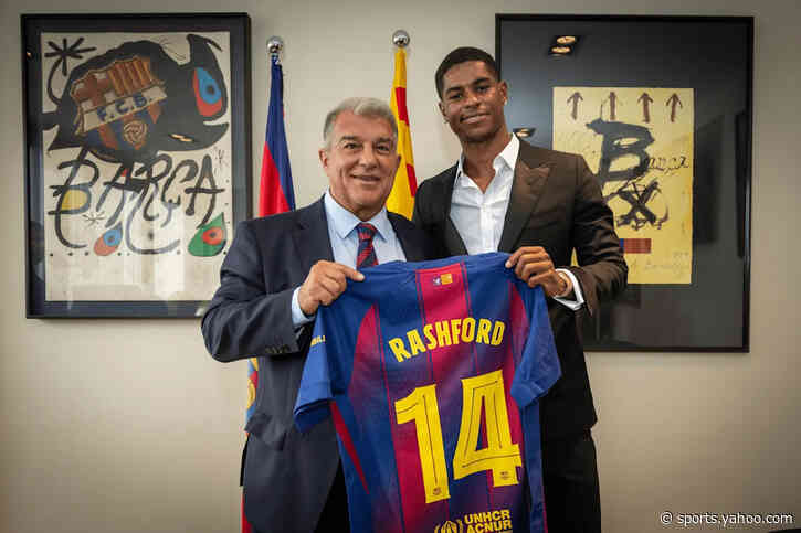 Marcus Rashford pays homage to his stint at Barcelona with new tattoo