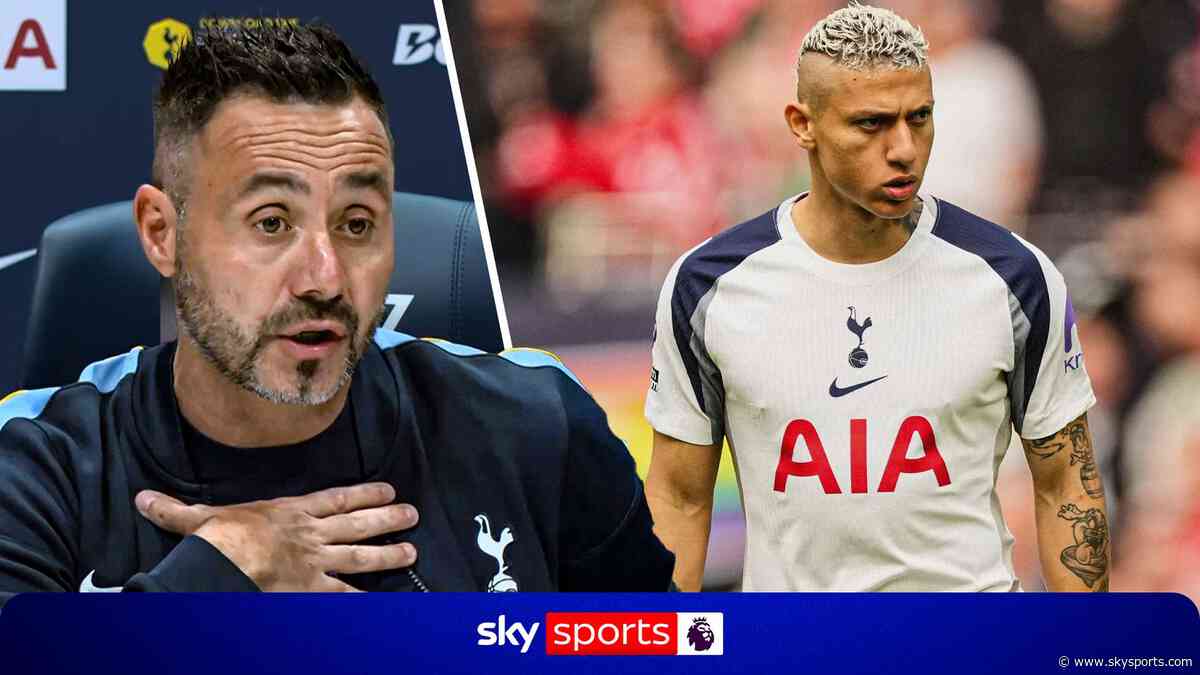 'It's not right' | De Zerbi questions why Spurs don't sell a player who wants to leave