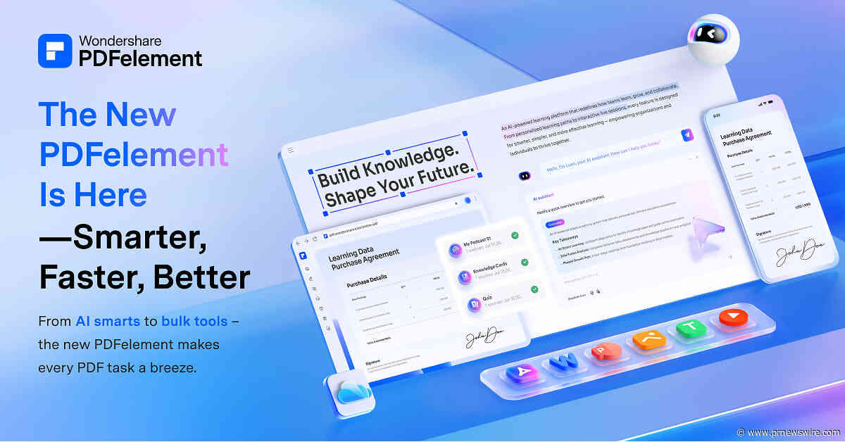 Wondershare Launches PDFelement V13 with New AI Workflows for Knowledge and Agreements