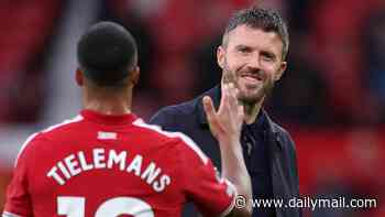 Michael Carrick insists he's 'largely happy' with Manchester United's transfer business after quiet deadline day... and reveals surprise name as Luke Shaw's left back deputy