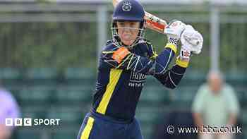 Adams century put Hants in One-Day Cup knockouts