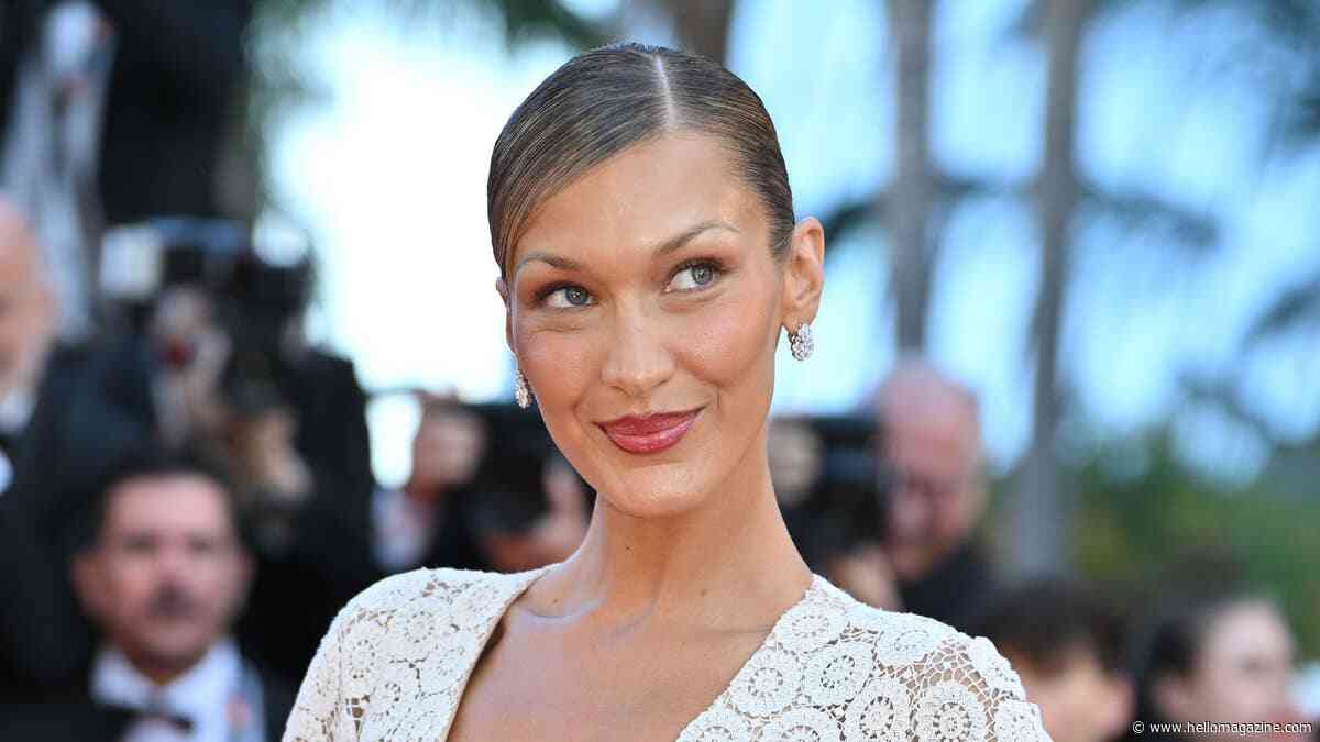 Braless Bella Hadid poses in wet T-shirt for jaw-dropping waterside photos
