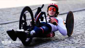 The handcyclist and model grabbing every opportunity after paralysis